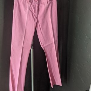 Lilly Pulitzer pink petite cotton slacks